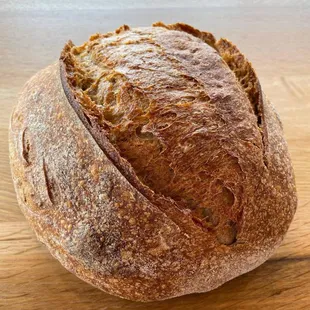a loaf of bread on a table