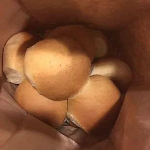 Fresh baked pandesal