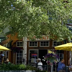 Street view of the business front.