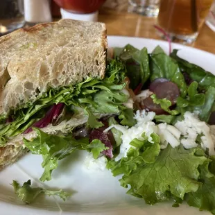 Chicken pesto sandwich