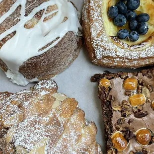 Yummy croissant, blueberry danish &amp; much more!