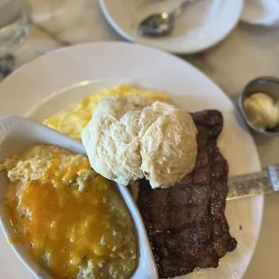 ribeye steak and eggs