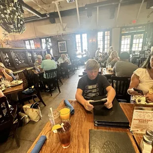 The rest of the restaurant stuck in the area with broken Air Conditioning.