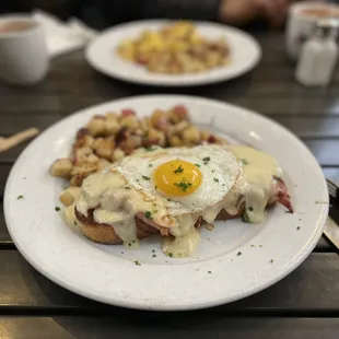 Croque Madame Sandwich Dinner