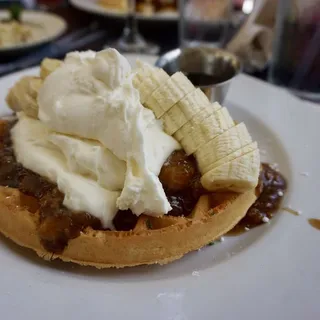 Bananas Foster Waffle