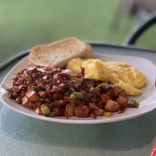 a plate of food