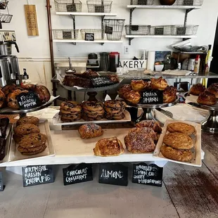 a variety of baked goods