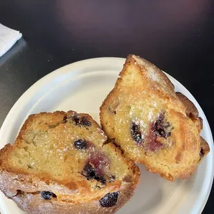 The blueberry muffin is a must try. Ask for it toasted and buttered like I did. It's simply amazing!