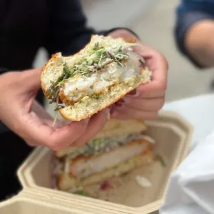 Shrimpwich - pardon the bite marks