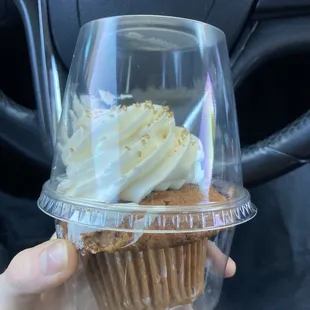 Date nut cupcake