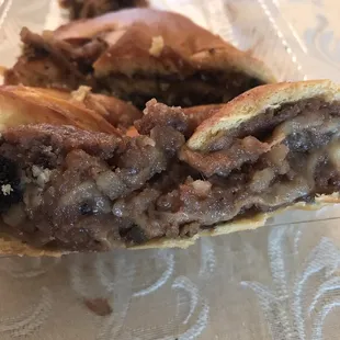 Wet and raw nut roll