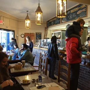 View from the front watching customers make choices!