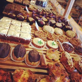 Pastry selection.