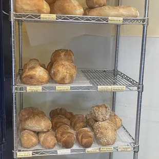 The mini loaves of bread at BreadSmith -- Sunday, 2 June 2024