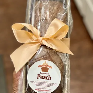 Homemade Peach Sweet Bread