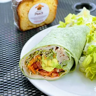 California Turkey Wrap is yummy