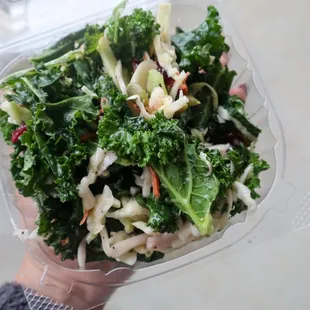 Lemon Poppy Kale Salad @tiffhuangry