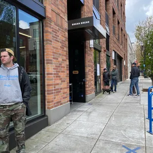 outside