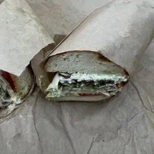Gluten-Free Turkey Pesto Sun Sandwich!