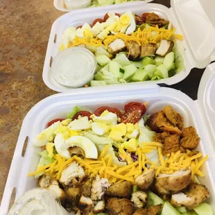 House salads made to go if you are in a hurry