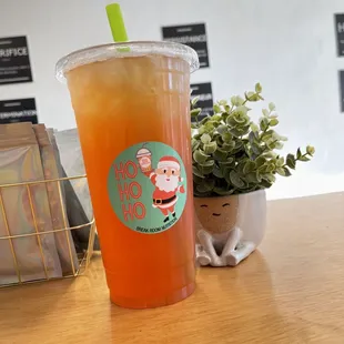 Peach Lemonade Healthy Energy Tea Refresher !!!