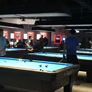 a pool table