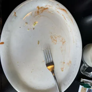 Was so delicious Mom would be proud!! I cleaned my plate!!