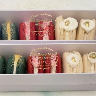 Handcrafted French macarons. Sweet delight in every bite! It's clear that they pour their heart and soul into their creations.