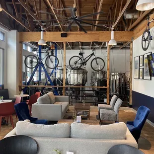 Large comfortable lounge area.