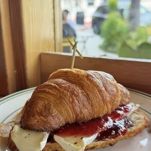 Brie and Jam Croissant