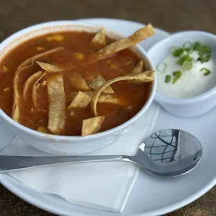 Chicken tortilla soup