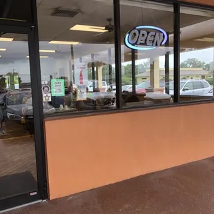 Front of restaurant - August 2021