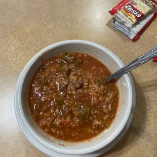 Stuffed Pepper Soup..excellent