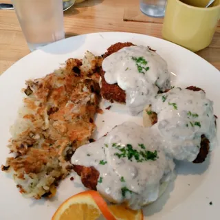 Chicken Eggs Benedict