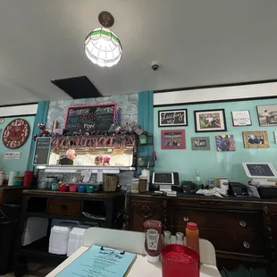 Counter service-great option. Get to see the well oiled machine!