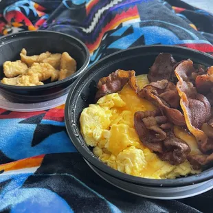 Catfish Side and a Regular Breakfast Bowl