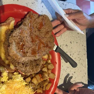 steak, food