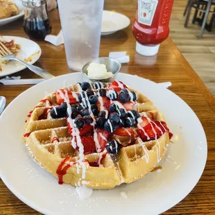 Belgium  waffle