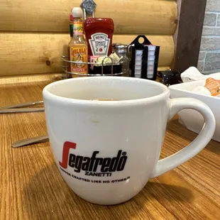 Nice size coffee mug.