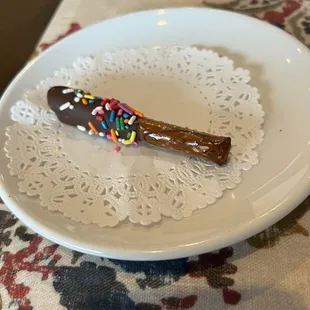 Chocolate Covered Pretzel Stick
