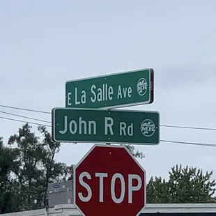 Located on the corner of John R Rd &amp; E. La Salle Ave