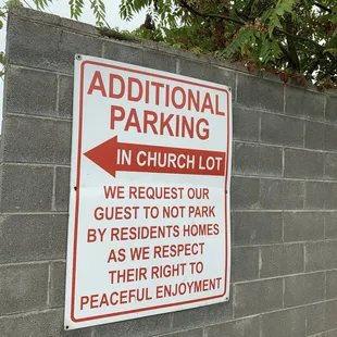Parking is available behind the restaurant, on the church lot next door and also on the street