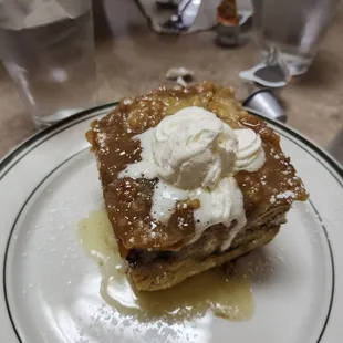 Peach cobbler baked french toast
