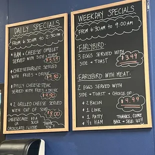 SPECIALS!!