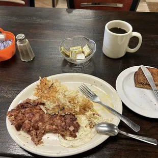 Dooh! The food looks so good that I forgot to take the photo first.