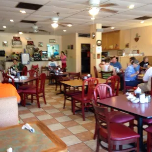 This is picture of part of the inside of the restaurant.