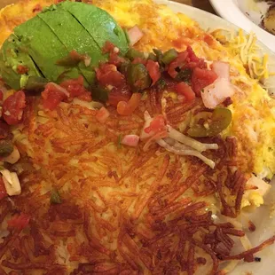 Flamingo omelet... really good!