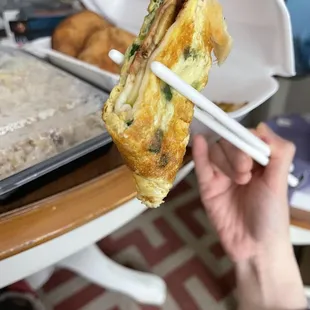 Green onion pancakes