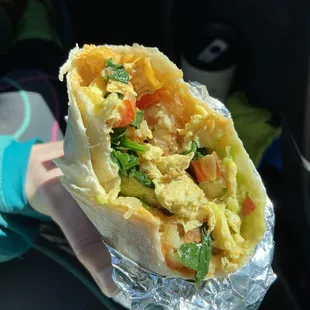 Binder burrito (add guac) $7