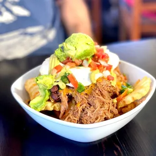 Waffle Fries Breakfast Nachos